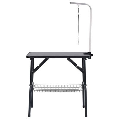 vidaXL table de toilettage pour chiens Acier