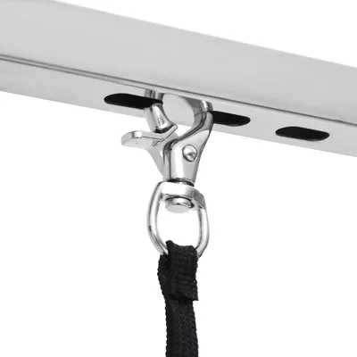 vidaXL table de toilettage pour chiens Acier