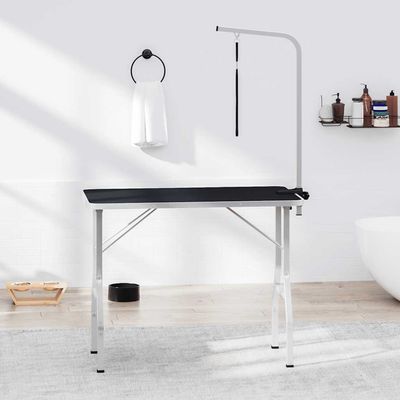 vidaXL table de toilettage pour chiens Acier