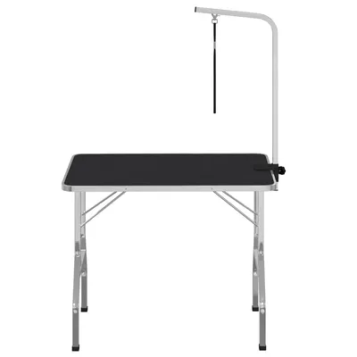 vidaXL Table de toilletage Acier inoxydable