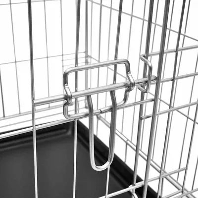 vidaXL cage pour chiens Métal