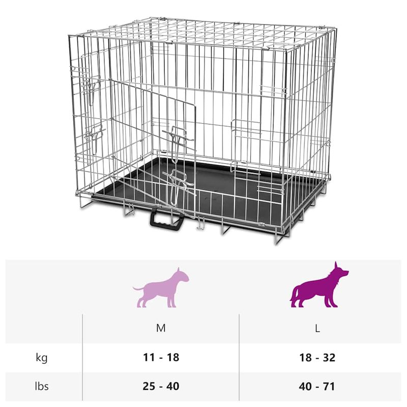 vidaXL cage pour chiens