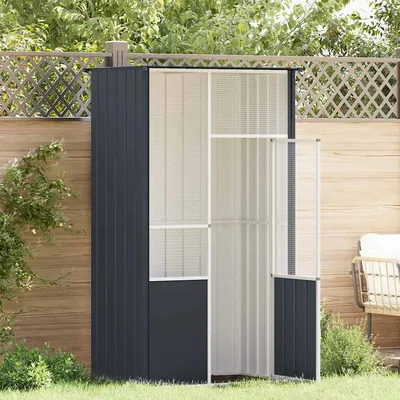 vidaXL cage à oiseaux Acier