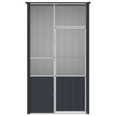 vidaXL cage à oiseaux Acier