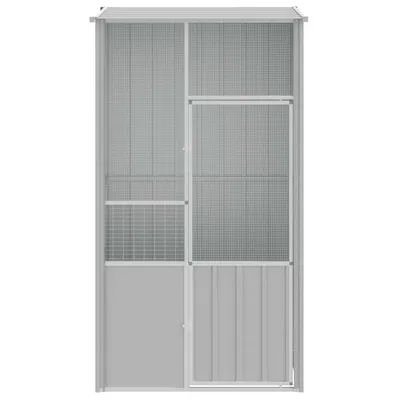 vidaXL cage à oiseaux Acier