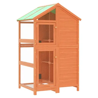 vidaXL maison à oiseaux Bois de pin massif vidaXL maison à oiseaux Bois de pin massif