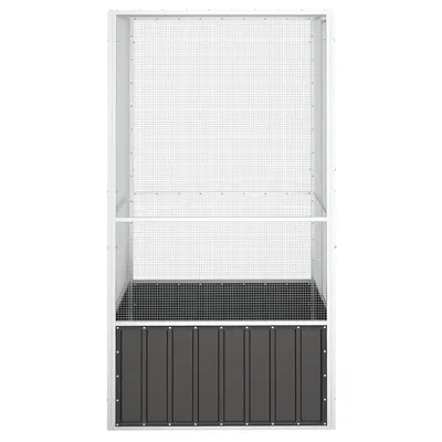 vidaXL cage à oiseaux Acier