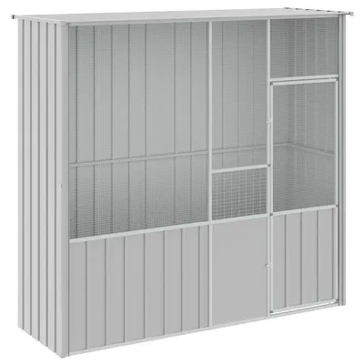 vidaXL cage à oiseaux Acier