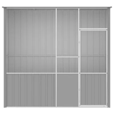 vidaXL cage à oiseaux Acier