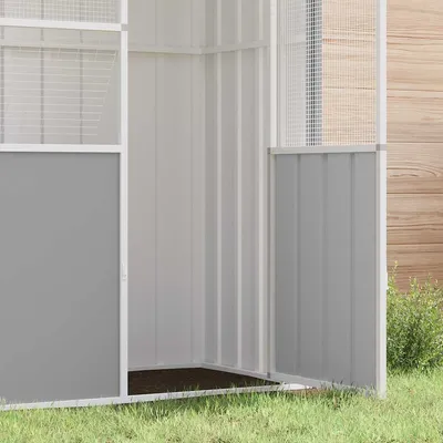 vidaXL cage à oiseaux Acier