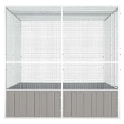 vidaXL cage à oiseaux Acier