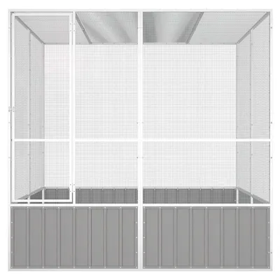 vidaXL cage à oiseaux Acier