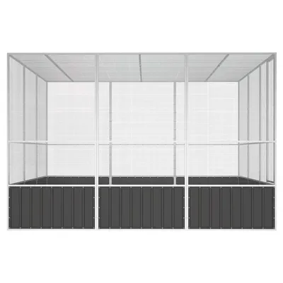 vidaXL cage à oiseaux Acier