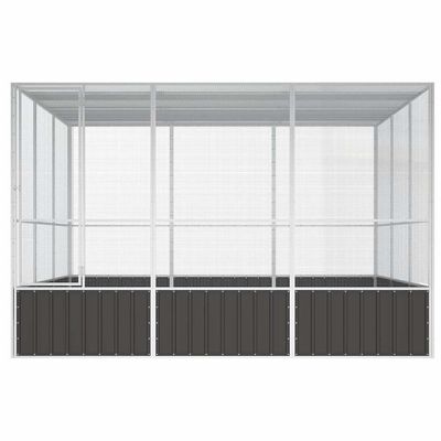 vidaXL cage à oiseaux Acier