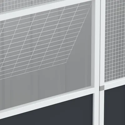 vidaXL cage à oiseaux Acier