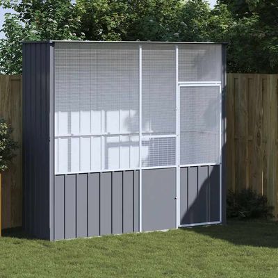 vidaXL cage à oiseaux Acier