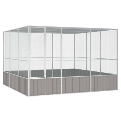 vidaXL cage à oiseaux Acier