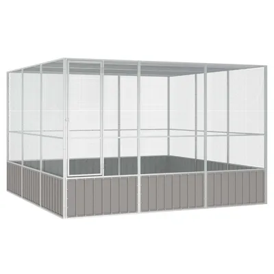 vidaXL cage à oiseaux Acier