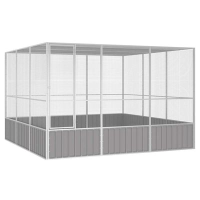 vidaXL cage à oiseaux Acier