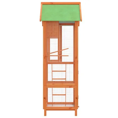 vidaXL maison à oiseaux Bois de pin