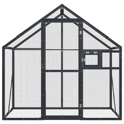 vidaXL volière Aluminium