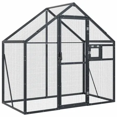 vidaXL volière Aluminium