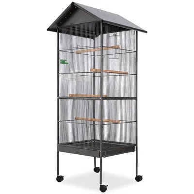 vidaXL cage à oiseaux Acier