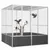 vidaXL cage à oiseaux Acier vidaXL cage à oiseaux Acier
