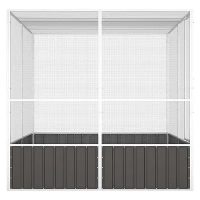 vidaXL cage à oiseaux Acier