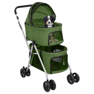 vidaXL poussette pour chien Tissu vidaXL poussette pour chien Tissu