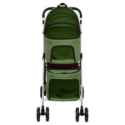 vidaXL poussette pour chien Tissu