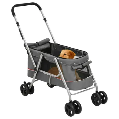 vidaXL poussette pour chien Tissu vidaXL poussette pour chien Tissu