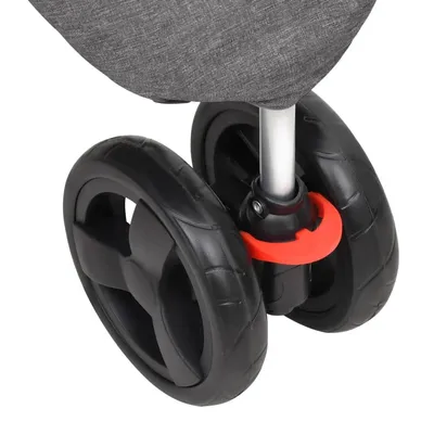 vidaXL poussette pour chien Tissu