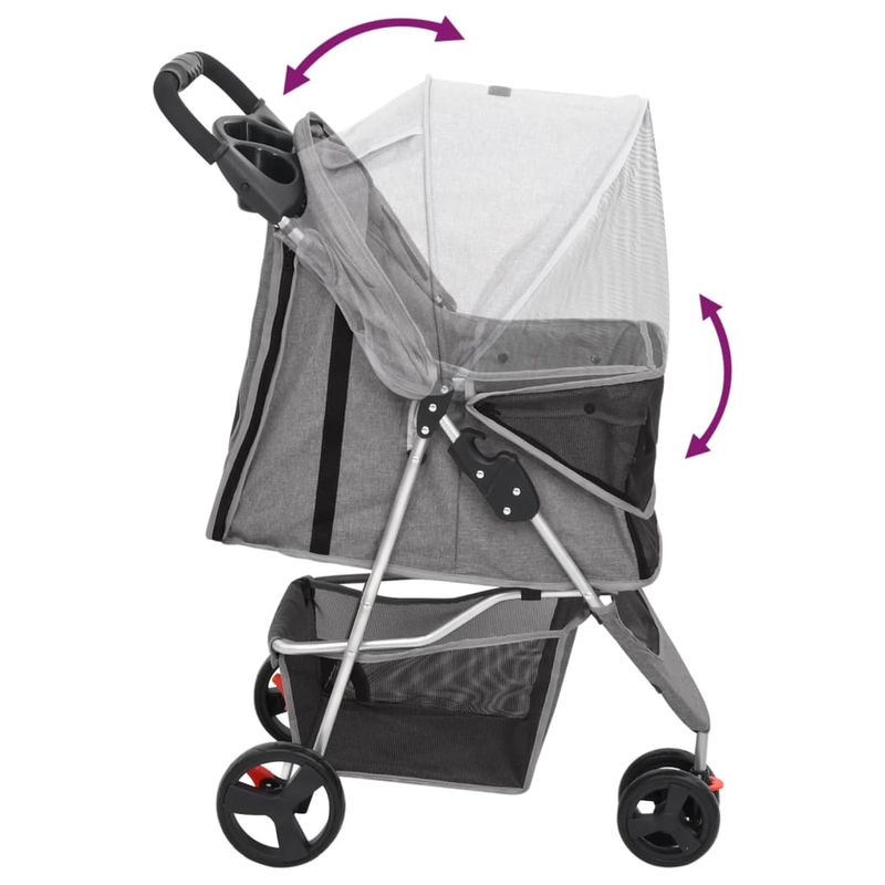 vidaXL poussette pour chien