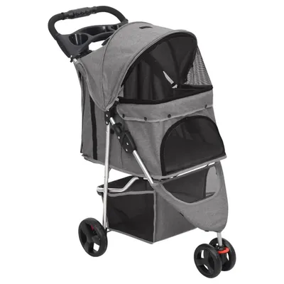 vidaXL poussette pour chien Tissu vidaXL poussette pour chien Tissu