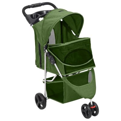 vidaXL poussette pour chien Tissu