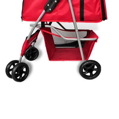 vidaXL poussette pour chiens PVC