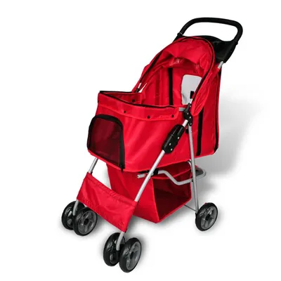 vidaXL poussette pour chiens PVC
