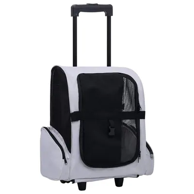 vidaXL chariot pour animaux de compagnie Tissu
