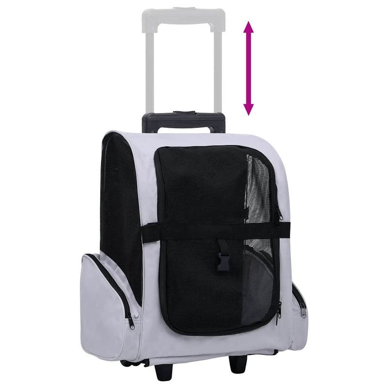 vidaXL chariot pour animaux de compagnie Tissu