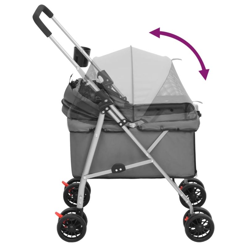 vidaXL poussette pour chien