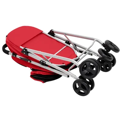 vidaXL poussette pour chien Tissu