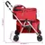 vidaXL poussette pour chien Tissu