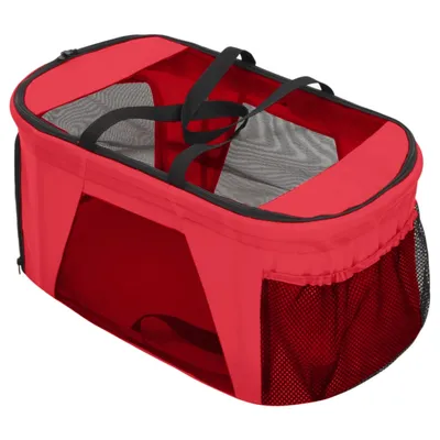 vidaXL poussette pour chien Tissu
