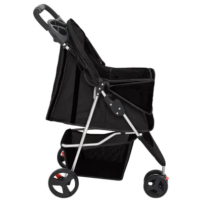 vidaXL poussette pour chien Tissu