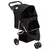 vidaXL poussette pour chien Tissu