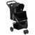 vidaXL poussette pour chien Tissu