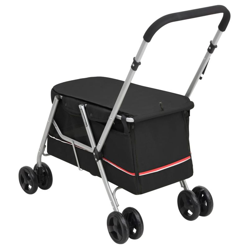 vidaXL poussette pour chien Tissu