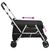 vidaXL poussette pour chien Tissu