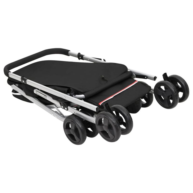 vidaXL poussette pour chien Tissu
